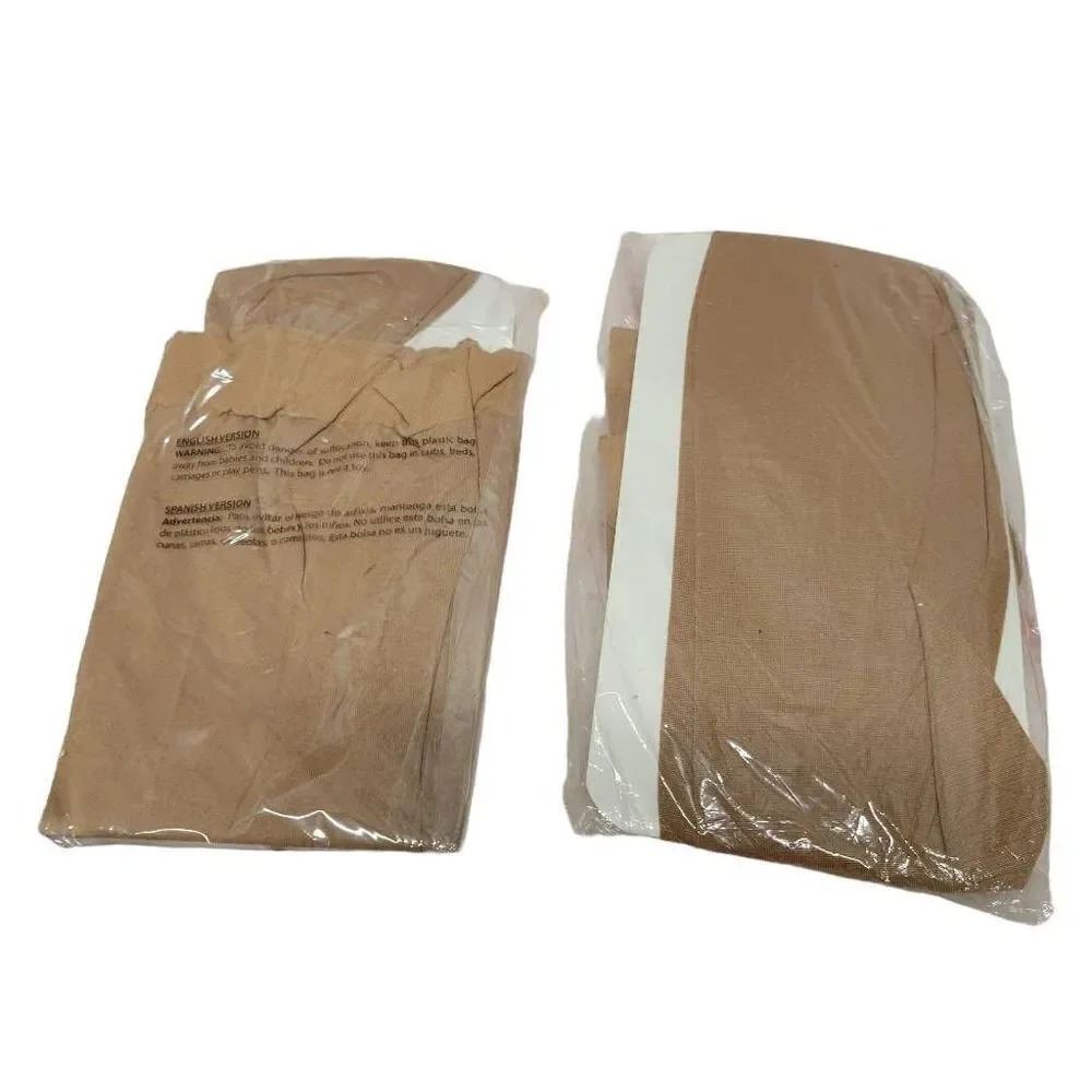 Danskin Girls' Microfiber Footed Tights, beige, 2 pack S 4-6T